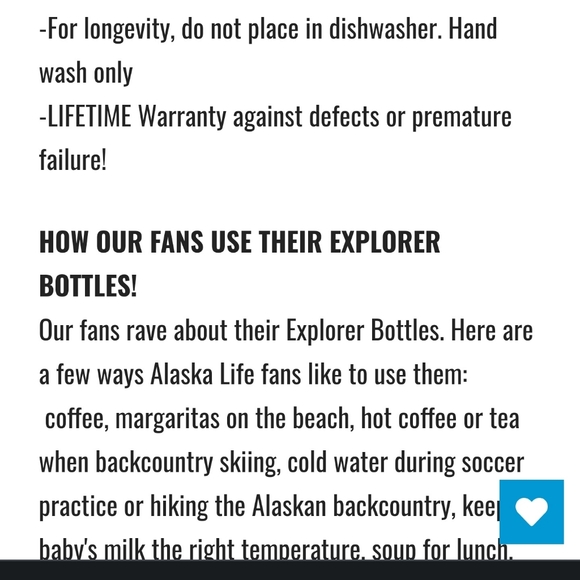 *NEW* The Alaska Life Brand "Live the Life" 32oz Hydroflask/Thermos Polar Purple - Picture 8 of 9